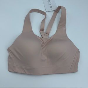 Womens Athleta blush pink new with tags advance bra 32C